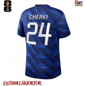 Frankrike Rayan Cherki #24 Hemmatröja VM 2026 Kortärmad